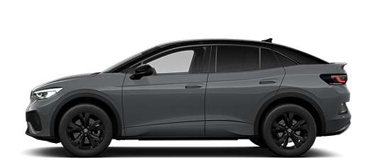 Seitliche Anscht eines VW ID.5 in grau