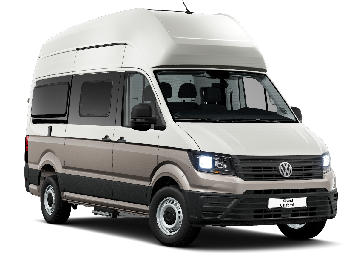 VW Grand California 600 dvobarvna od spredaj