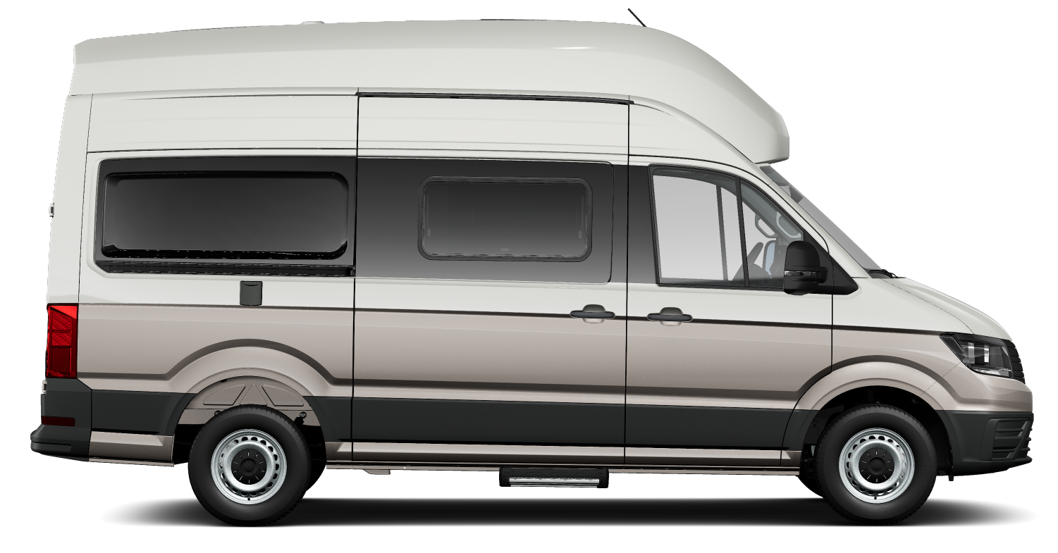 VW Grand California 600 dvobarvna iz strani