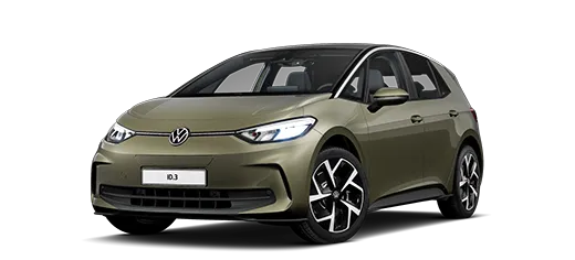 VW ID.3 temno olivinsko zelene barve