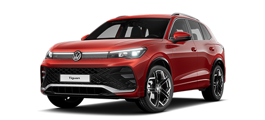 VW Tiguan rdeče barve